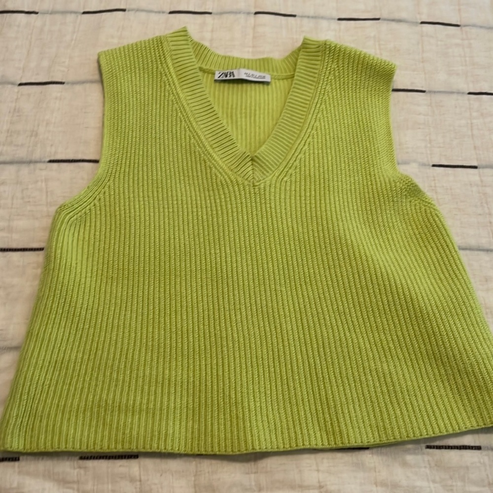 Zara knit vest